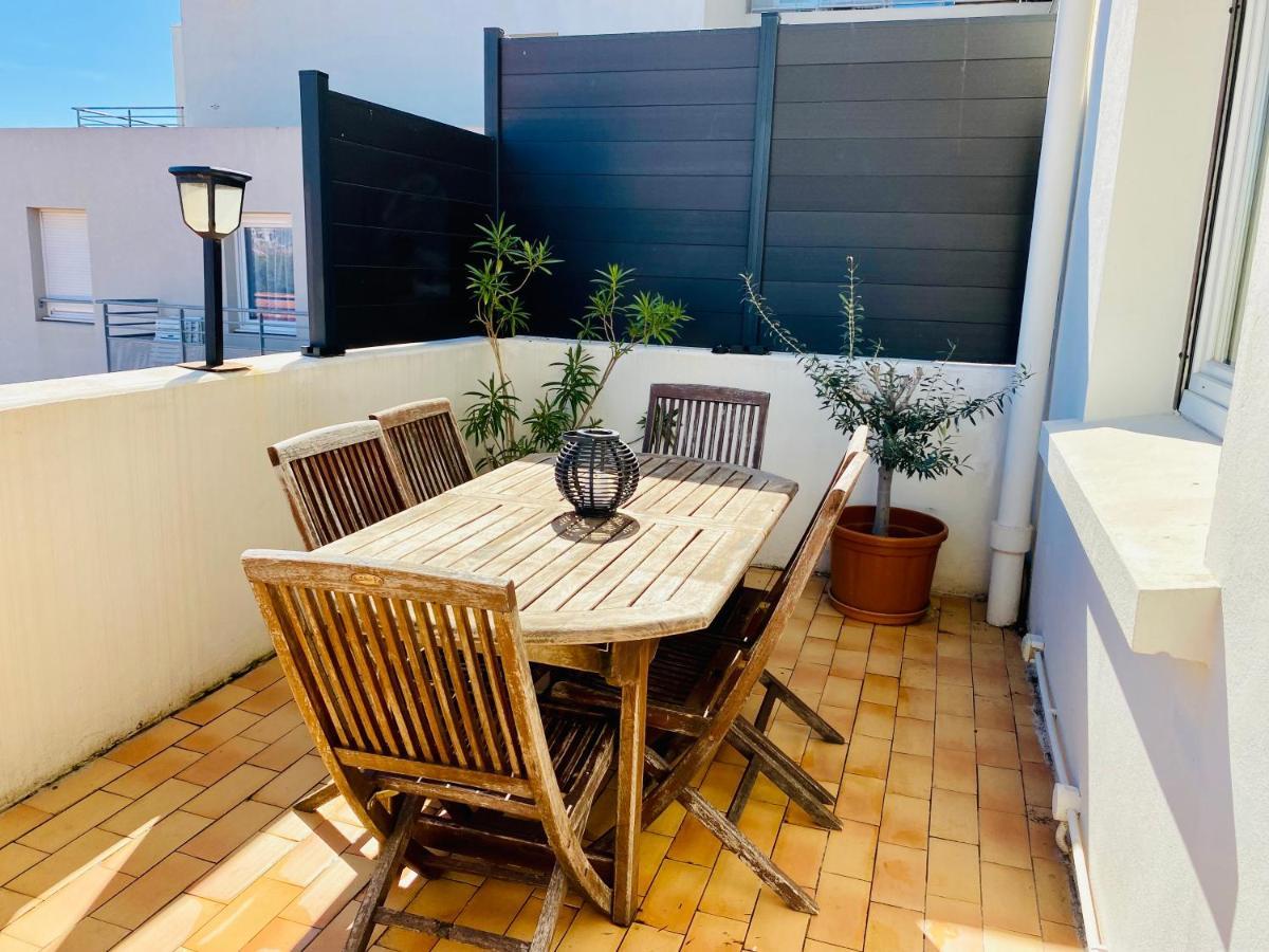 "Le Jardin" Superbe T2 Parking, Clim & Terrasse ! Sète Exterior foto